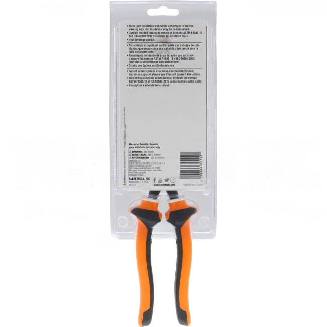 Klein Tools 200mm Insulated Universal Combination Pliers 1000V