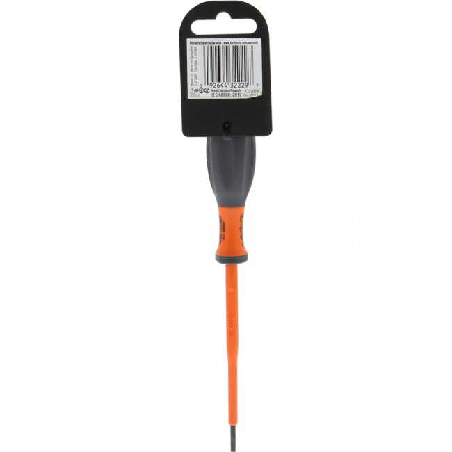 Klein Tools 1000v 100mm VDE Insulated Screwdriver 3.0mm
