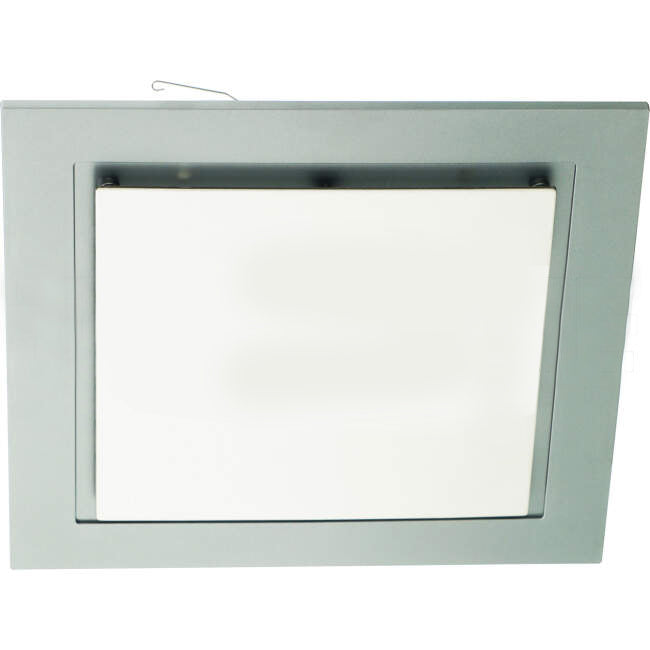 Ventair 250mm AIRBUS 250 Ceiling Mounted Square Fixed Inlet Grille Silver Suitable For PVPX225 & PVPX250 Exhausts