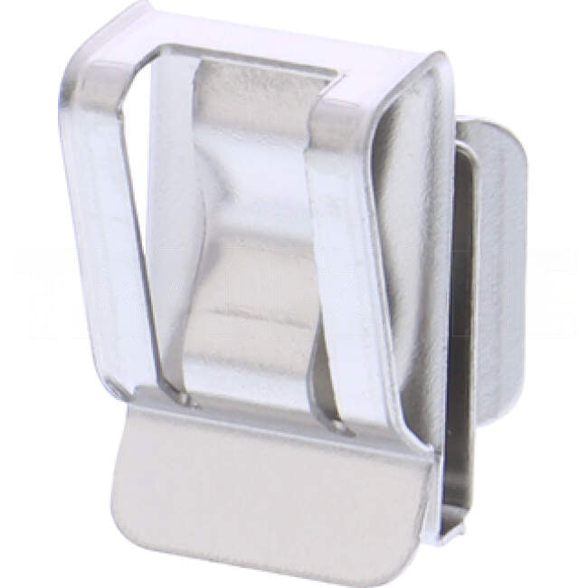 DKSH Solar SS 90 Degree Angle Cable Clip For PV Cables Up To 7mm Stainless Steel - 100 PACK