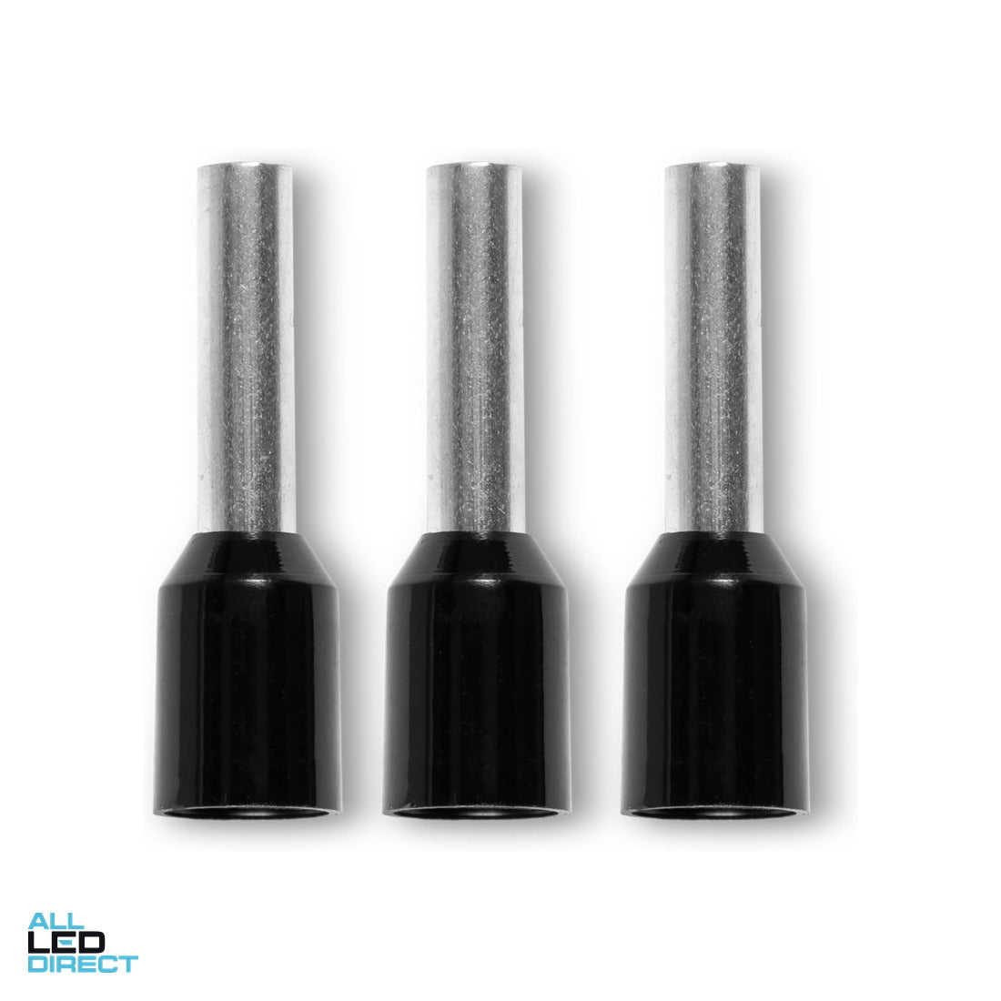 Wattmaster 1.5mm Bootlace Pin Terminal Black Pack Of 500 ALL LED Direct