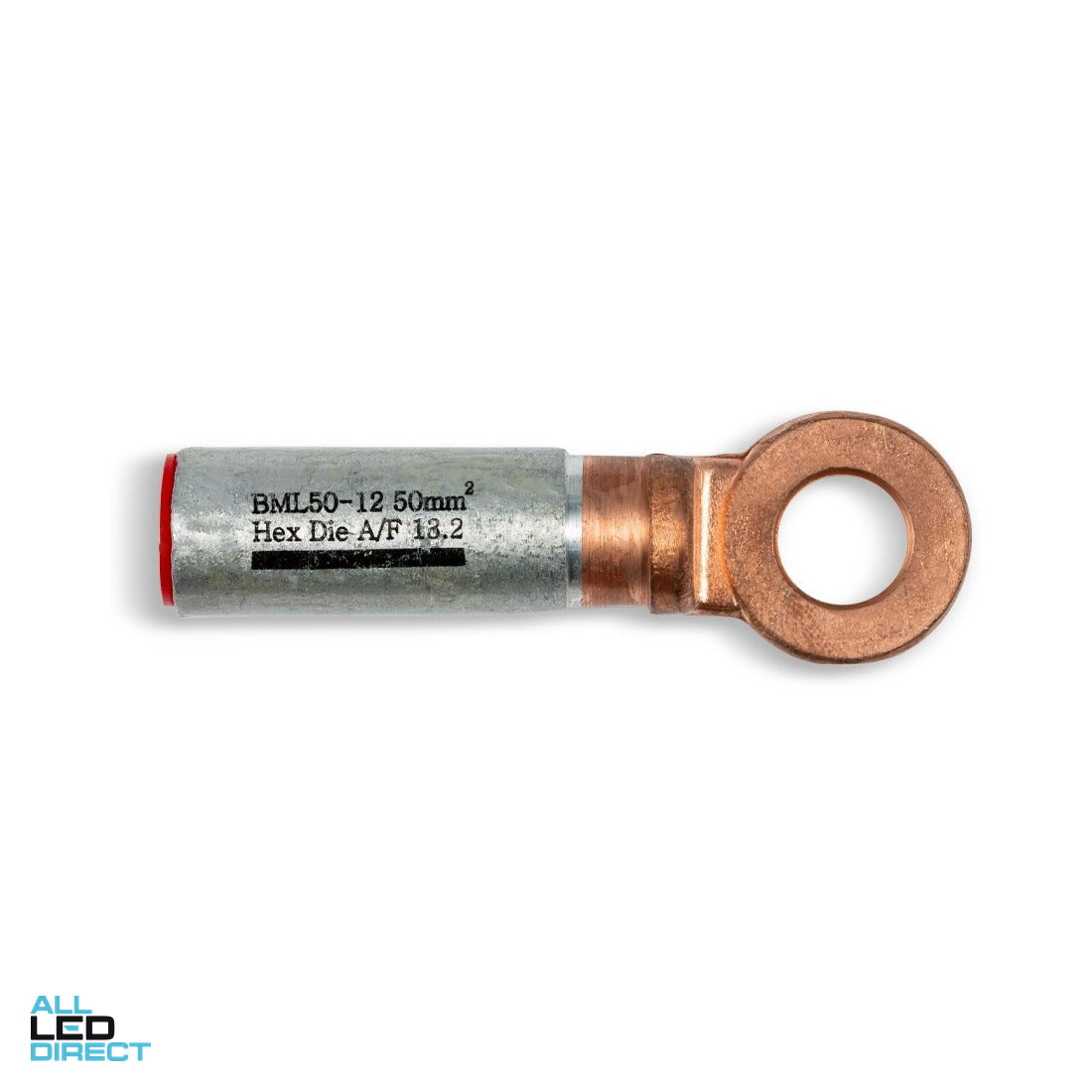Wattmaster Copper Lug Suitable For 50mm Cable With 12mm Hole ALL LED Direct