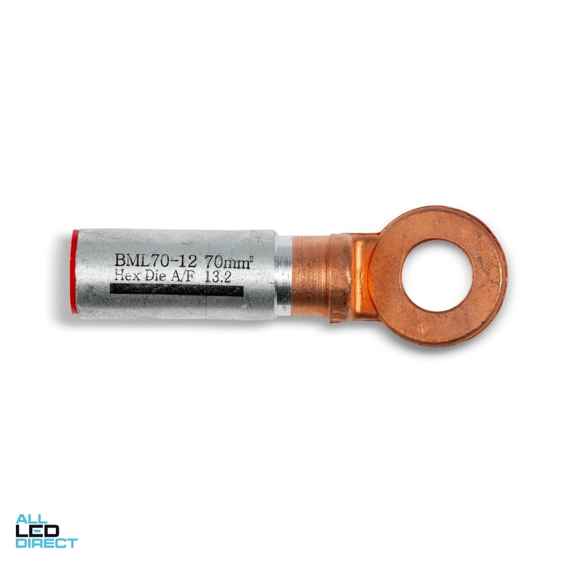 Wattmaster Copper Lug Suitable For 70mm Cable With 12mm Hole ALL LED Direct