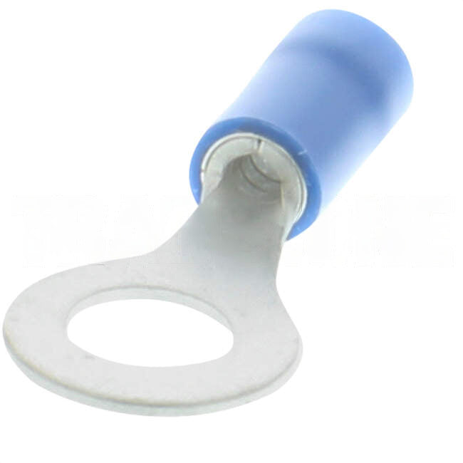 Wattmaster Stud Ring Terminal Suitable For 6mm Blue Pack Of 100