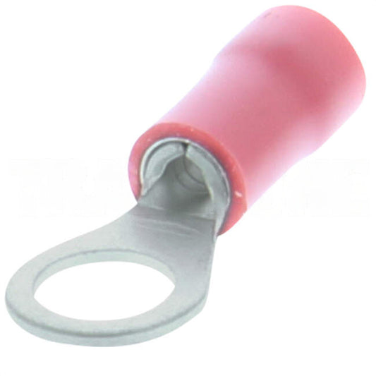 Wattmaster Stud Ring Terminal Suitable For 5mm Red Pack Of 100