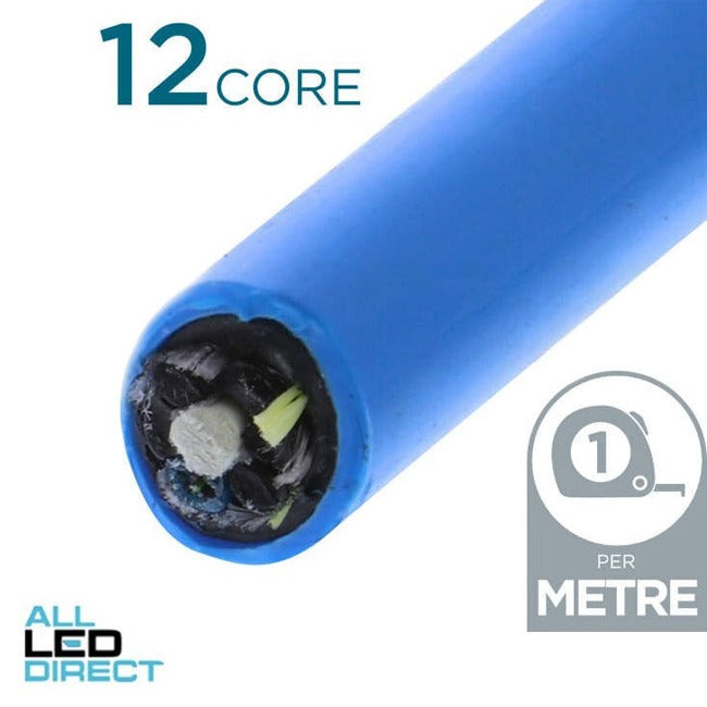 Commscope 12 Core Single Mode Outdoor Fiber Cable OS2 Mini Loose Tube Blue OD 6.3mm Per Metre