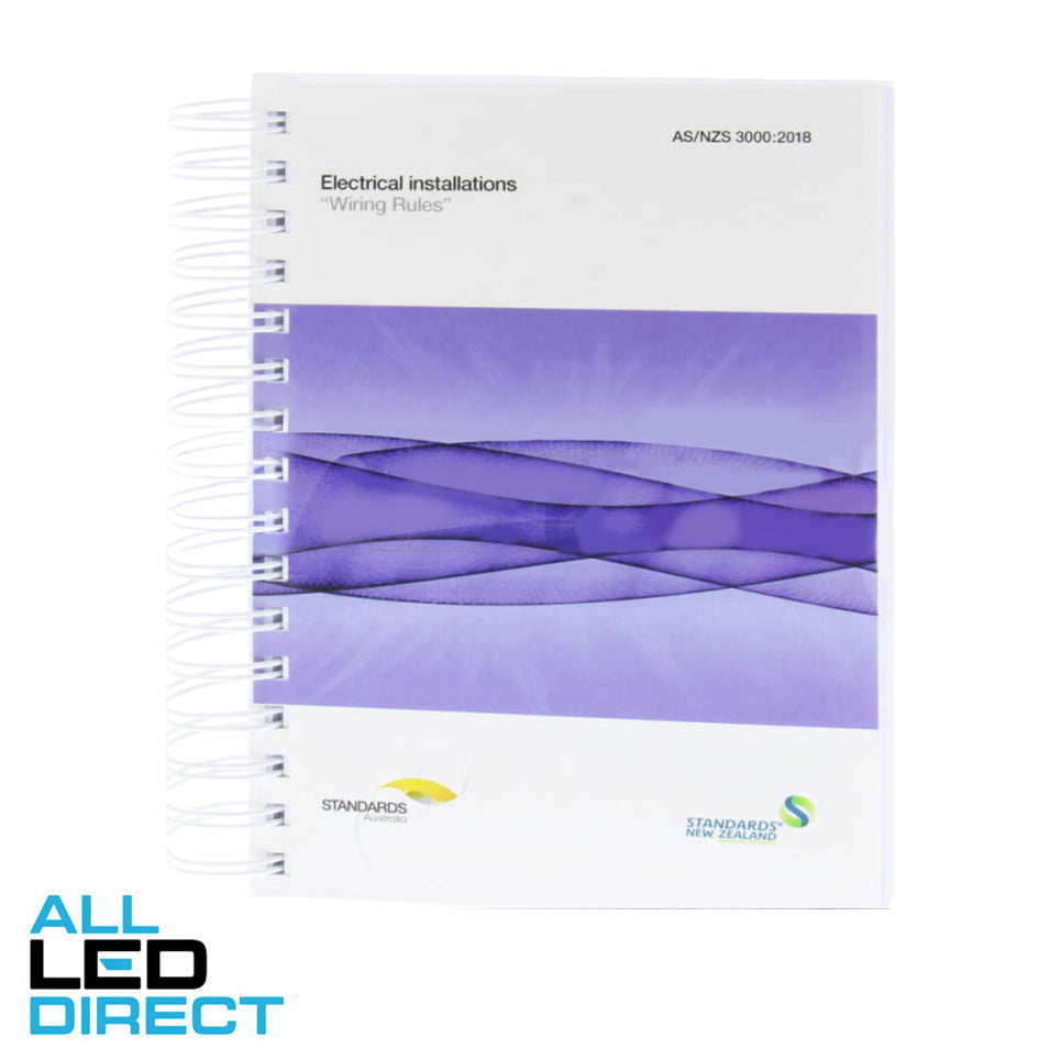 AS/NZS 3000:2018 Electrical Installations Wiring Rule Book - Amendments 1, 2 and 3 Incorporated