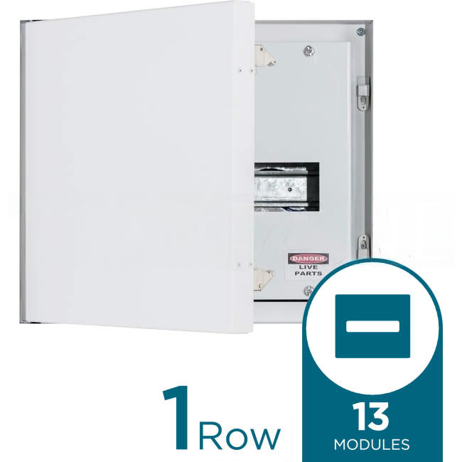 Built Boards 13 Pole INVISABOARD Flush Mounted Switchboard