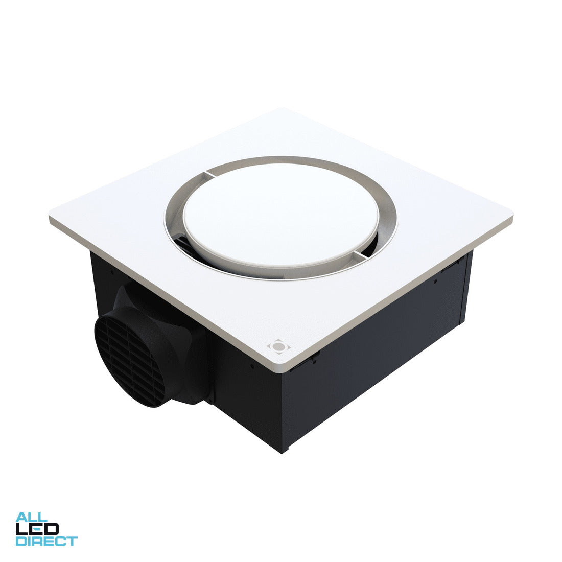 Domus ORBIS 4 In 1 Bathroom Heat Lamp Light & Exhaust Fan White With 2 Heat & 1 Light ALL LED Direct