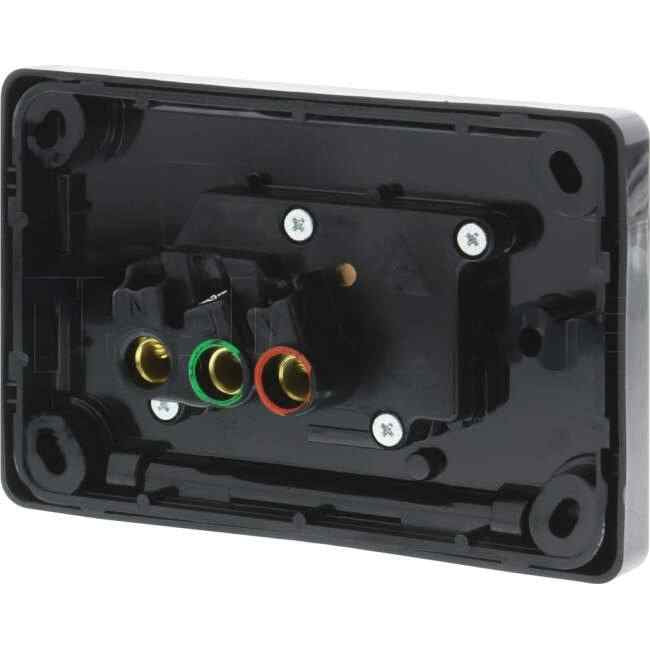 Clipsal 10 Amp CLASSIC C2000 Single Internal Powerpoint Black