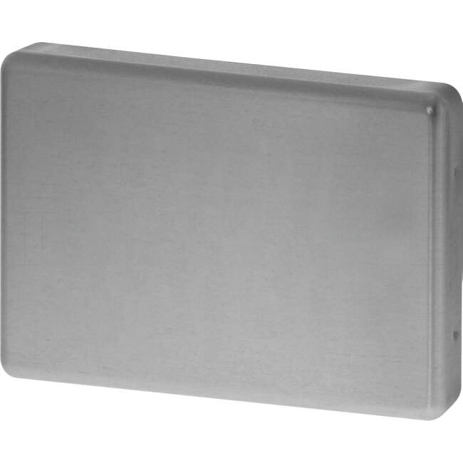 Clipsal CLASSIC C2000 Blank Plate Cover Brushed Aluminium
