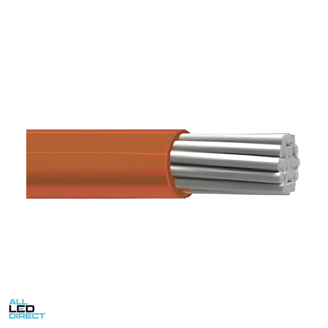 Elcon Cables 0.75mm Single Core Flexible Cable V90HT Brown 100 Metre Roll ALL LED Direct