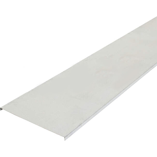 EZYSTRUT 300mm Flat Cable Tray Cover 3.0m Galvanised for ET3 And ET5 Cable Tray