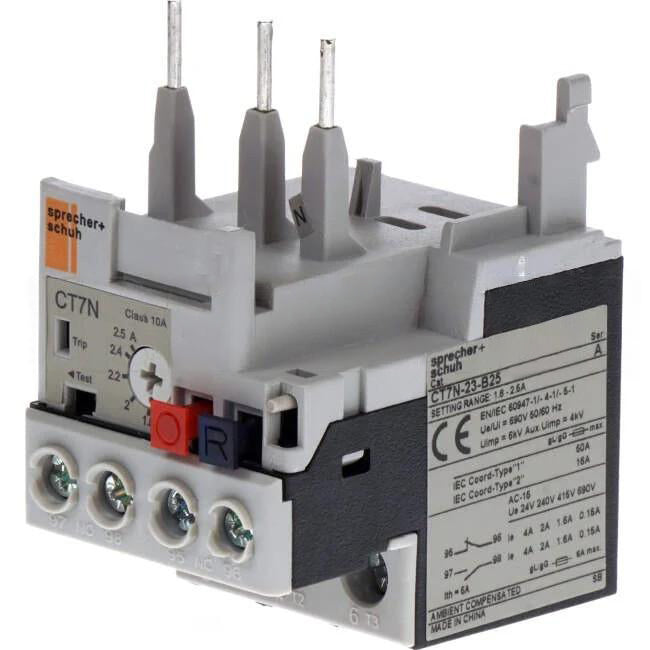 NHP Thermal Overload Relay 1.8 Amp - 2.5 Amp