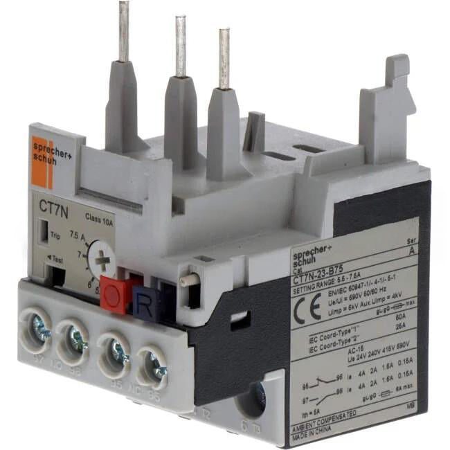 NHP Thermal Overload Relay 5.5 Amp - 7.5 Amp
