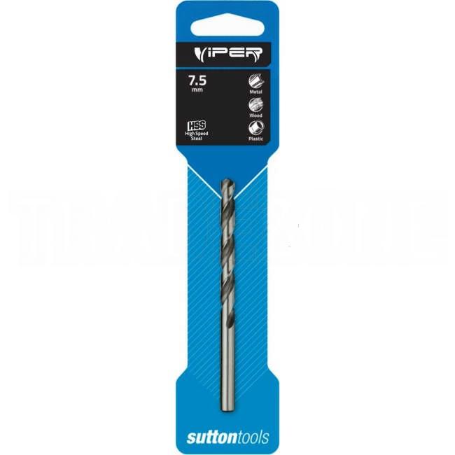 Sutton Tools 7.5mm VIPER Jobber Drill Bit