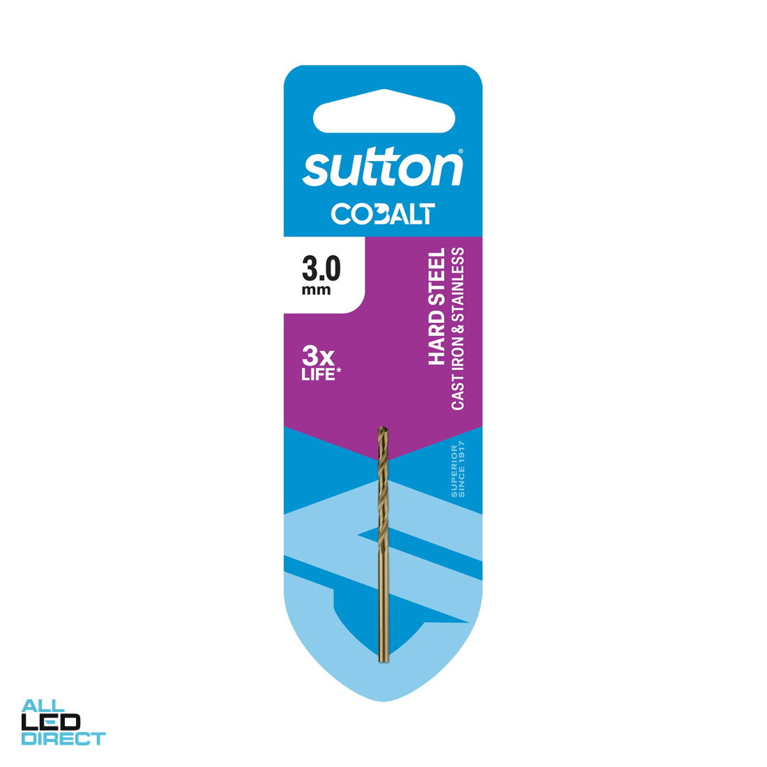 Sutton Tools 3mm COBALT Jobber Drill Bit