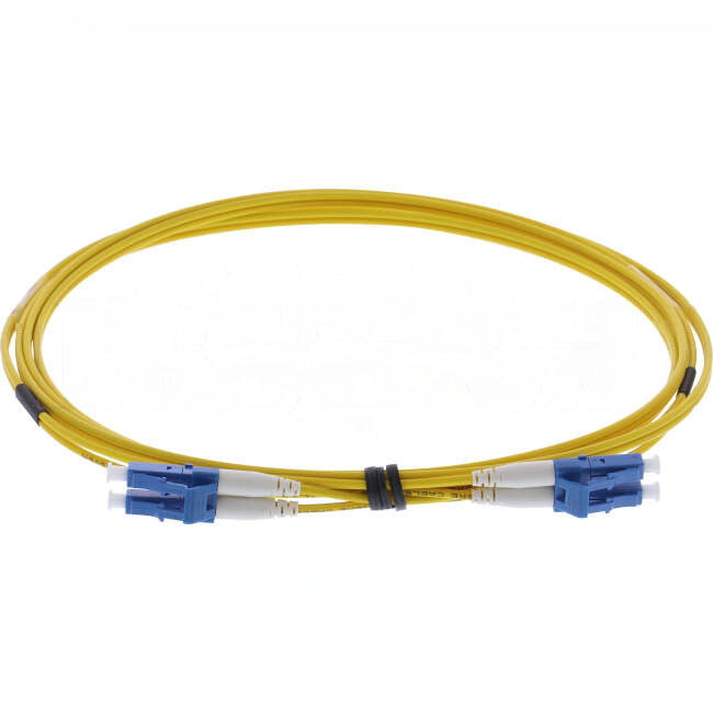 AFL Fibre Optic OS2 Duplex Patch Lead LC- LC Connector Yellow 2 Metre