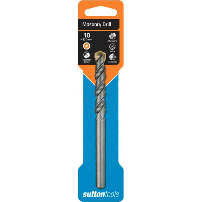 Sutton Tools 10mm x 120mm Masonry Drill Bit