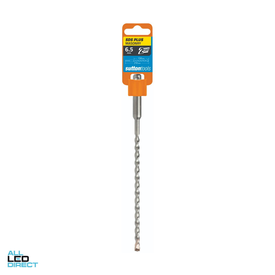 Sutton Tools 6.5mm x 210mm MASONRY SDS Plus 2 Cut Drill Bit