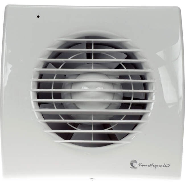 Fantech 180mm x 190mm Flush Mounted Square Exhaust Fan With Backactive Damper Suitable For 125mm Duct