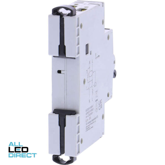 ABB 20 Amp Miniature Circuit Breaker & Residual Current Device MCB/RCD RCBO C Curve 1 Pole With Neutral AC 6kA 30mA Type A