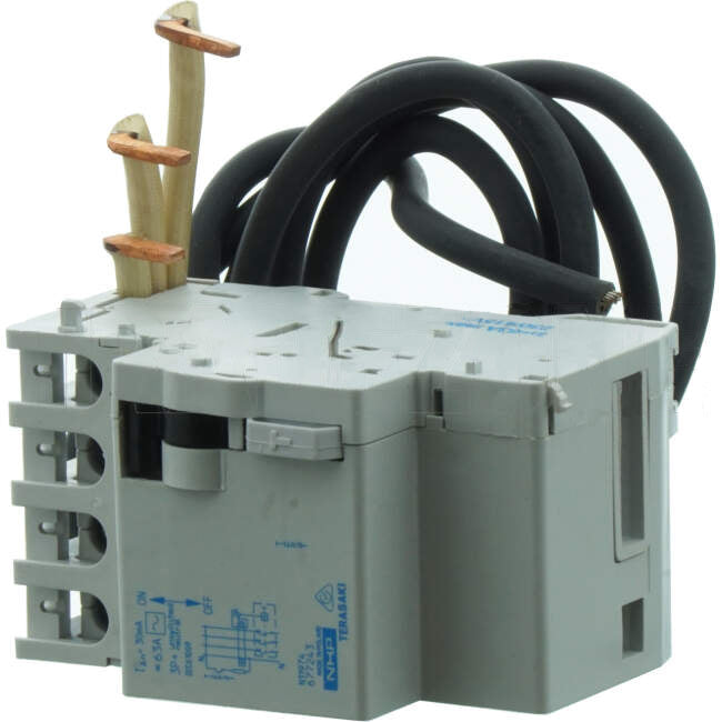 NHP 63 Amp DIN-SAFE 30mA 3 Pole Plus Neutral Clip On Residual Current Device RCD Modual