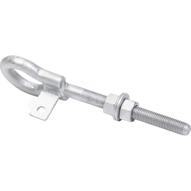 EDS 16mm Galvanised Eye Bolt 150mm Long With Earth Tag