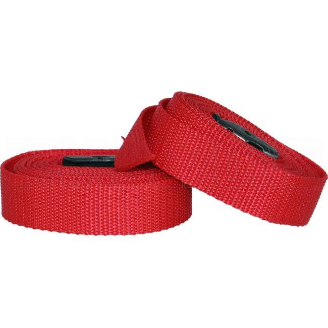 Fasty 25mm x 2.5 Metre TRANSPORT SERIES Strap 400kg Red Pack Of 2