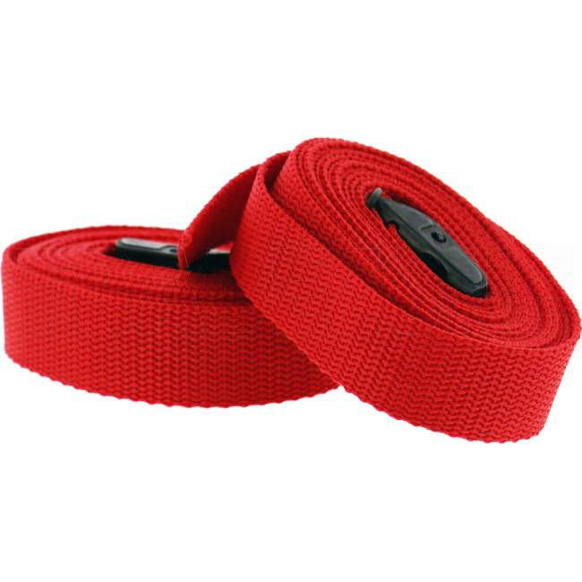 Fasty 25mm x 2.5 Metre TRANSPORT SERIES Strap 400kg Red Pack Of 2