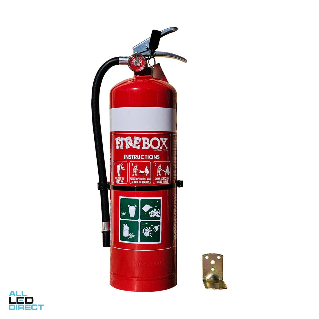 Firebox 4.5kg ABE Dry Chemical Powder Extinguisher ALL LED Direct