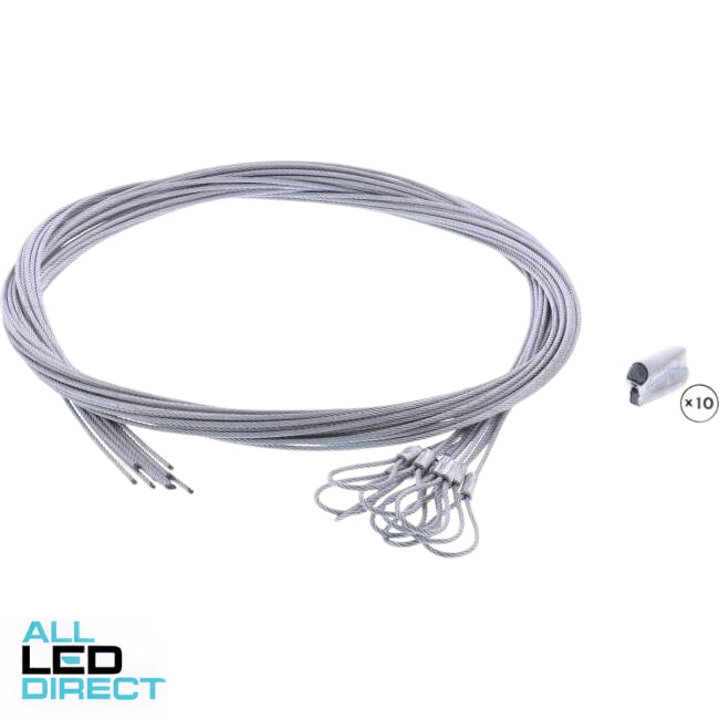Gripple High Bay Hanger No2 Express Gripple Loop End 1 Metre Wire Pack Of 10
