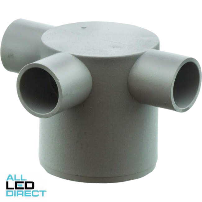 APP 25mm 3 Way Deep Round Junction Box- Green Star Certified