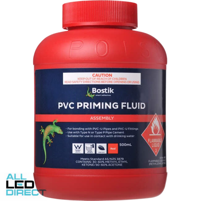 Bostik PVC Priming Fluid Red 500ml
