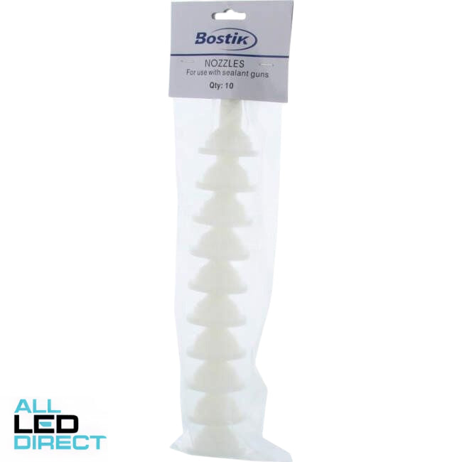 Bostik Sealant Barrel Gun White Tips Pack Of 10