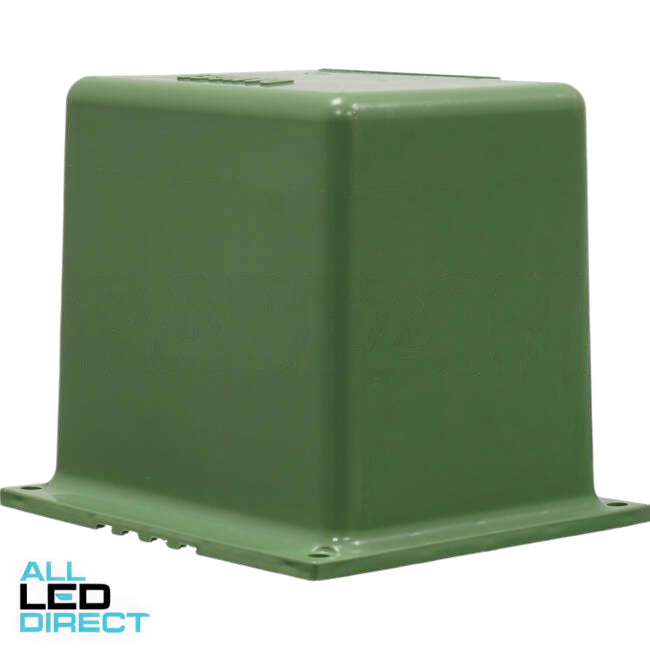 Cabac Short Pillar Lid Non Vented Green DBolt