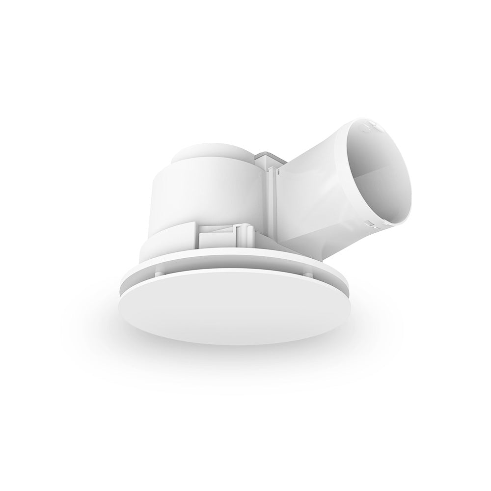 Atom 35W Ducted High Velocity Exhaust Fan 240mm With Round Fascia White