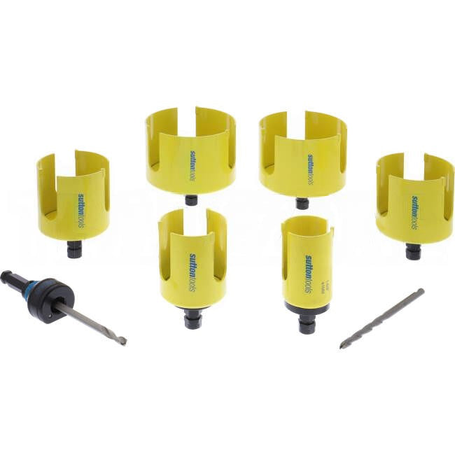Sutton Tools 6 Piece TCT Multi-Purpose Downlight Holesaw Set
