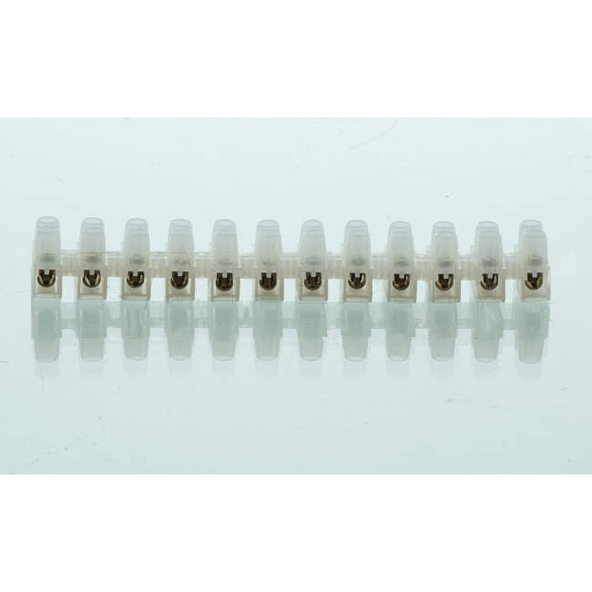 Dore 30 Amp Terminal Block Strip Connector With 5.5mm Holes Clear