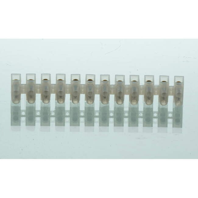 Dore 30 Amp Terminal Block Strip Connector With 5.5mm Holes Clear