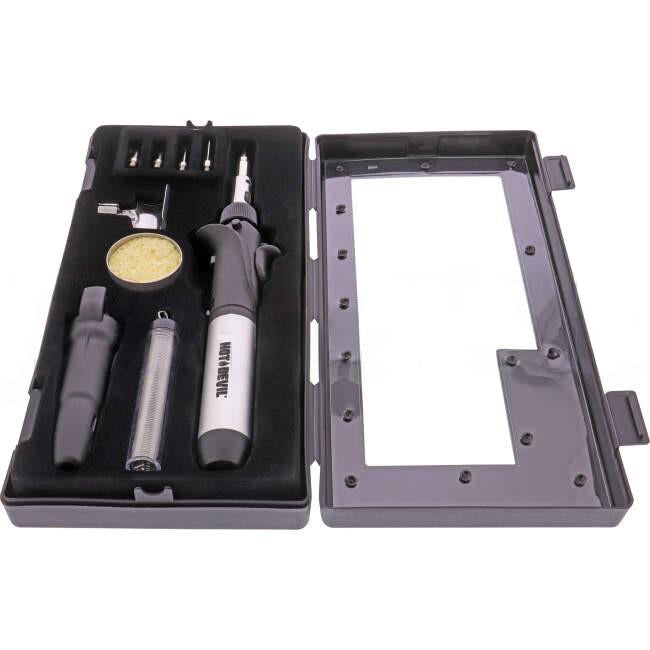 Hot Devil 10 Piece Soldering Iron And Blow Torch Kit