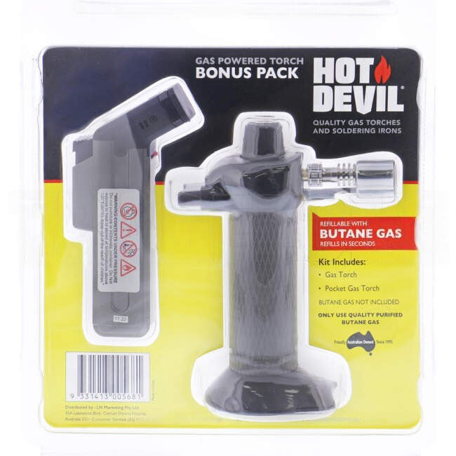 Hot Devil Gas Powered Torch Bonus Pack