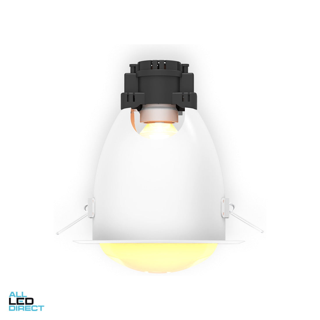 Atom 275 W HEATSPOT Infrared Bathroom Single Heat Lamp Unit E27 White ALL LED Direct