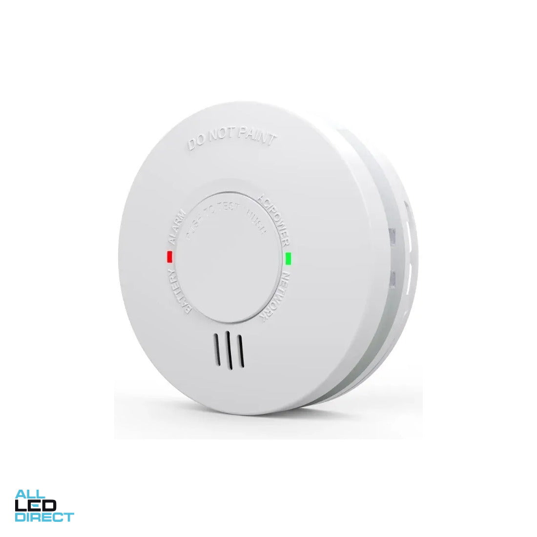 PSA Homeguard 240VAC Photoelectric Smoke Alarm with 9 Volt Backup Battery White ALL LED Direct