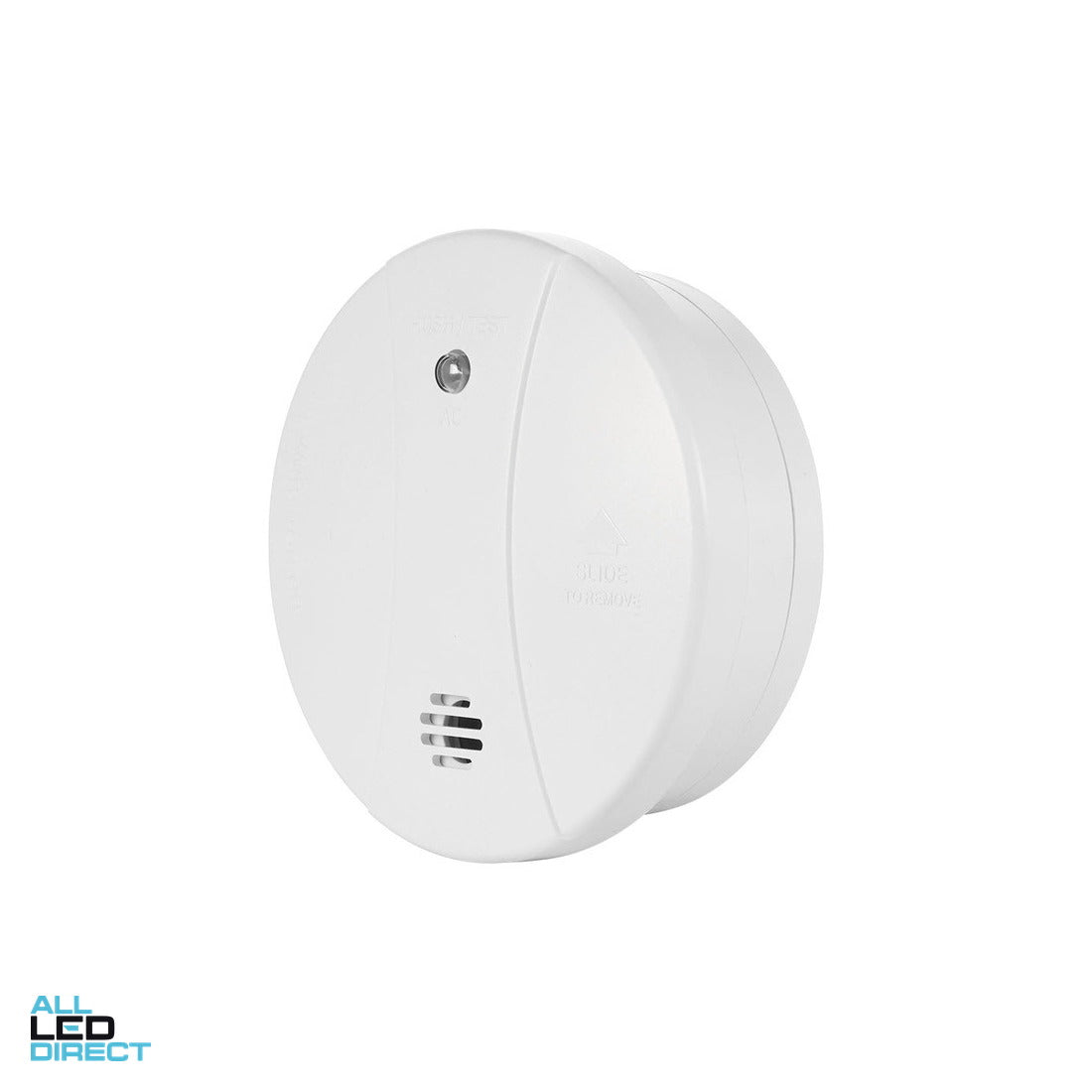 PSA 240 Volt Surface Mounted Photoelectric Wired Interconnect Smoke Alarm With 9 Volt Battery Backup ALL LED Direct