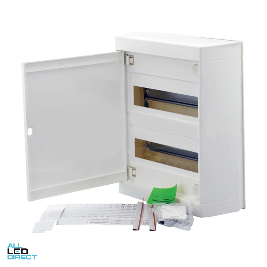 HPM 24 Pole IP40 Plastic Surface Mounted Switchboard Plain Lid