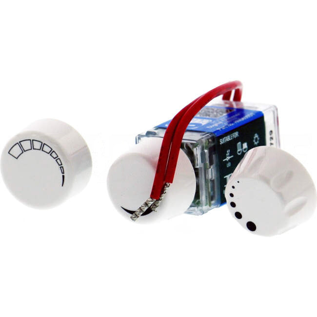 Cabac 350 Watt S-CLICK Trailing Edge Dimmer Mech White