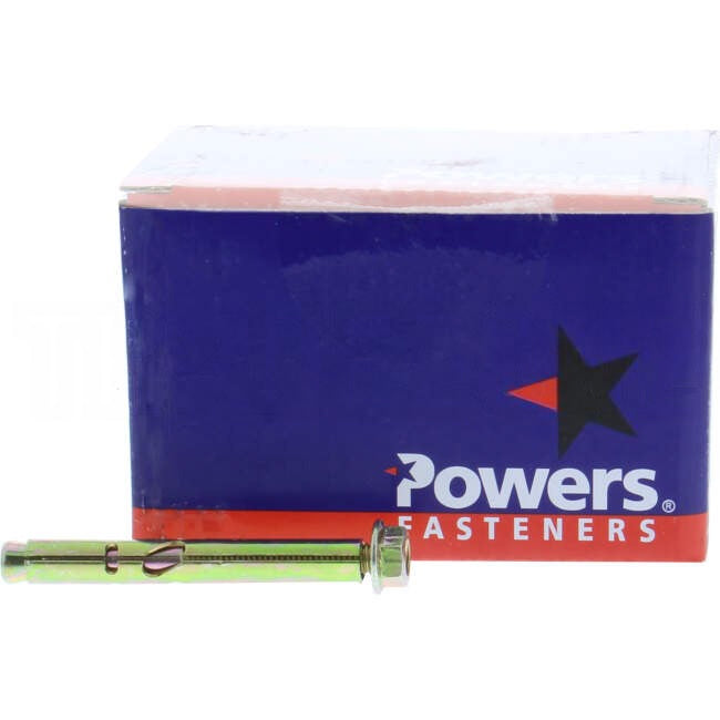 Powers 8mm x 65mm Hex Sleeve Anchor Pack Of 50