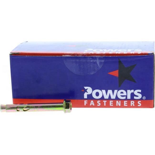 Powers 10mm x 75mm Hex Sleeve Anchor Pack Of 50