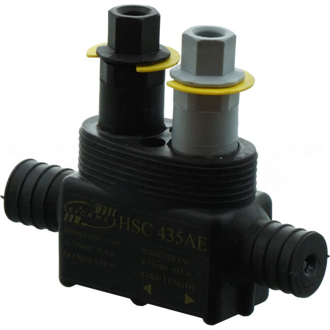 Sicame House Service Connector With Teeth & Tunnel & Yellow Clips